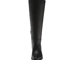 Naturalizer Fae Wide Calf Black Leather Best
