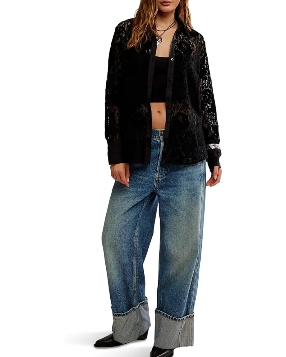 Women Free People Faith Buttondown