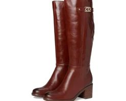 Naturalizer Fannie Boots Deep Saddle Tan Leather Sale