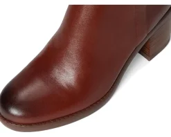 Naturalizer Fannie Boots Deep Saddle Tan Leather Sale