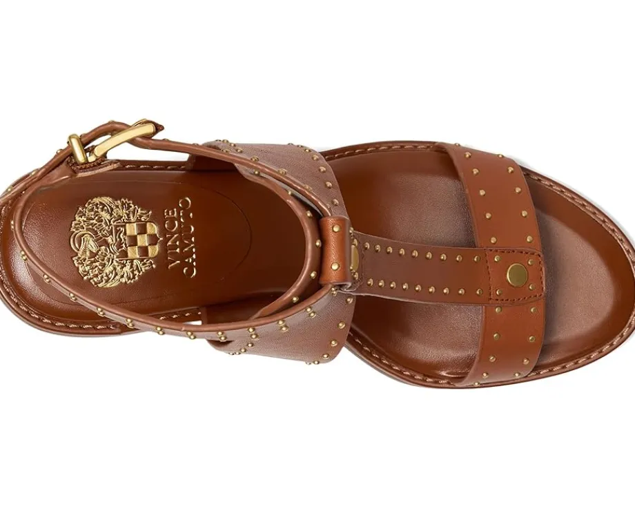 Women Vince Camuto Faunie Studded Cone Heel Sandals