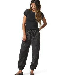 Splendid Faye Crewneck Tee Black Best