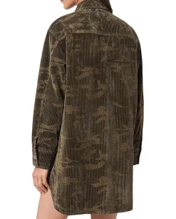 Women AllSaints Faye Flocked Dress