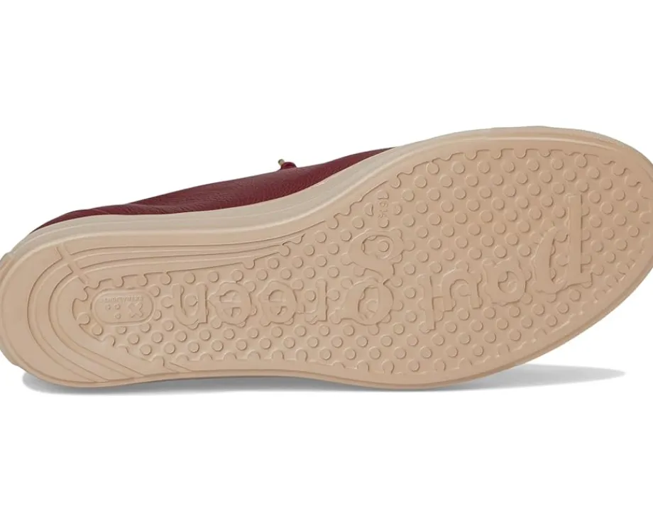 Paul Green Faye Sneakers Wine Leather New