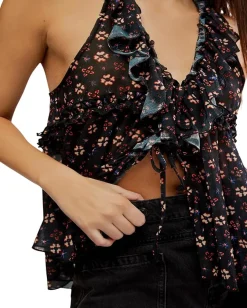 Free People Fearless Knit Tank Night Sky Combo Online