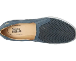 Samuel Hubbard Featherlight Laguna Slip-On Steel Blue Nubuck