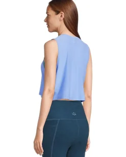 Beyond Yoga Featherweight Balance Cropped Tank Flower Blue Heather Online