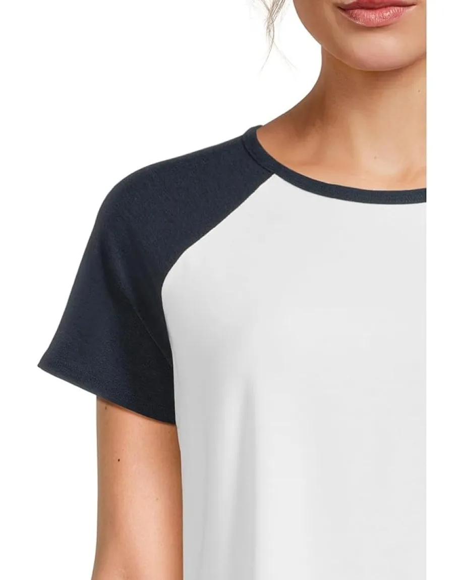Women Beyond Yoga Featherweight Colorblock Tee
