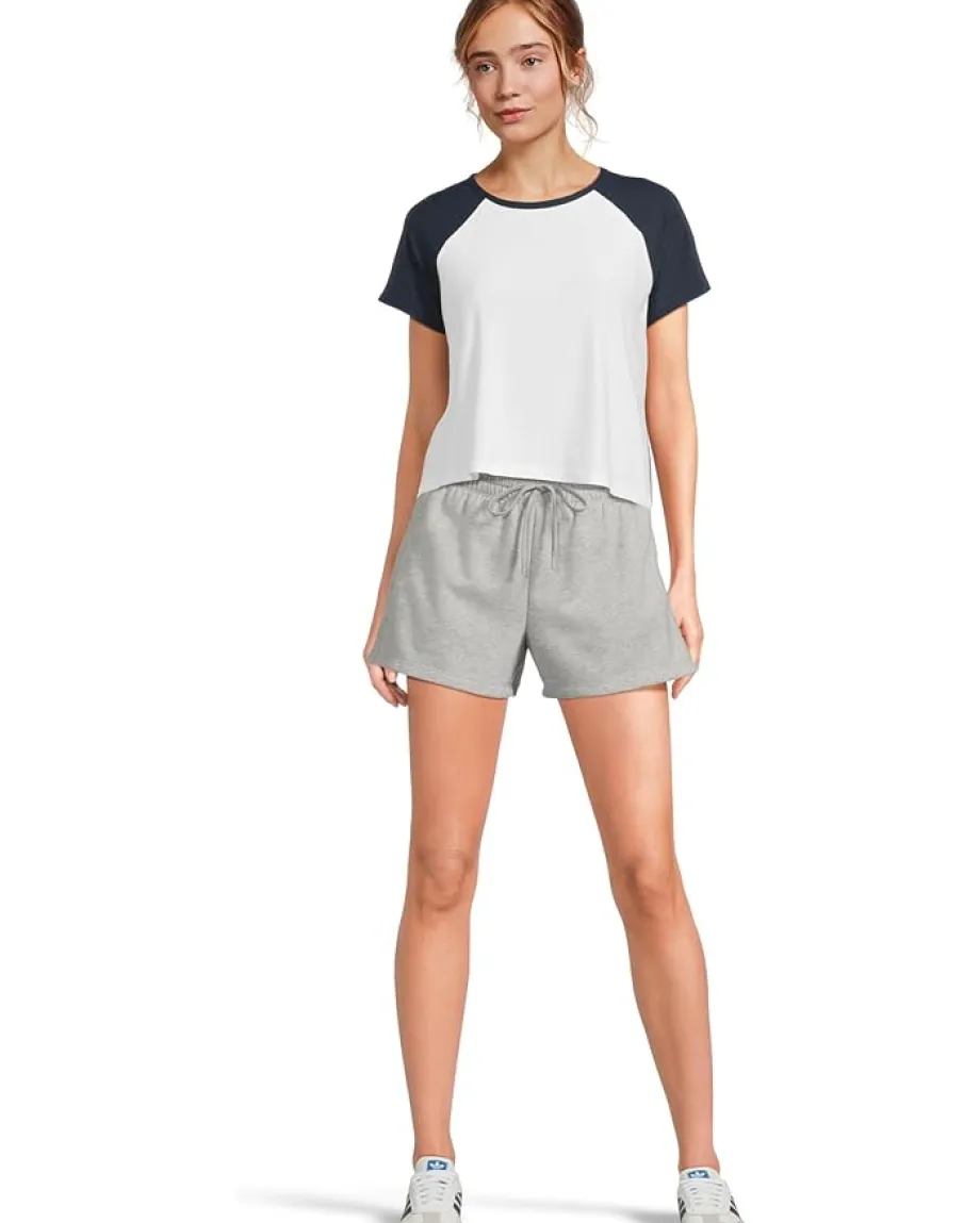 Women Beyond Yoga Featherweight Colorblock Tee