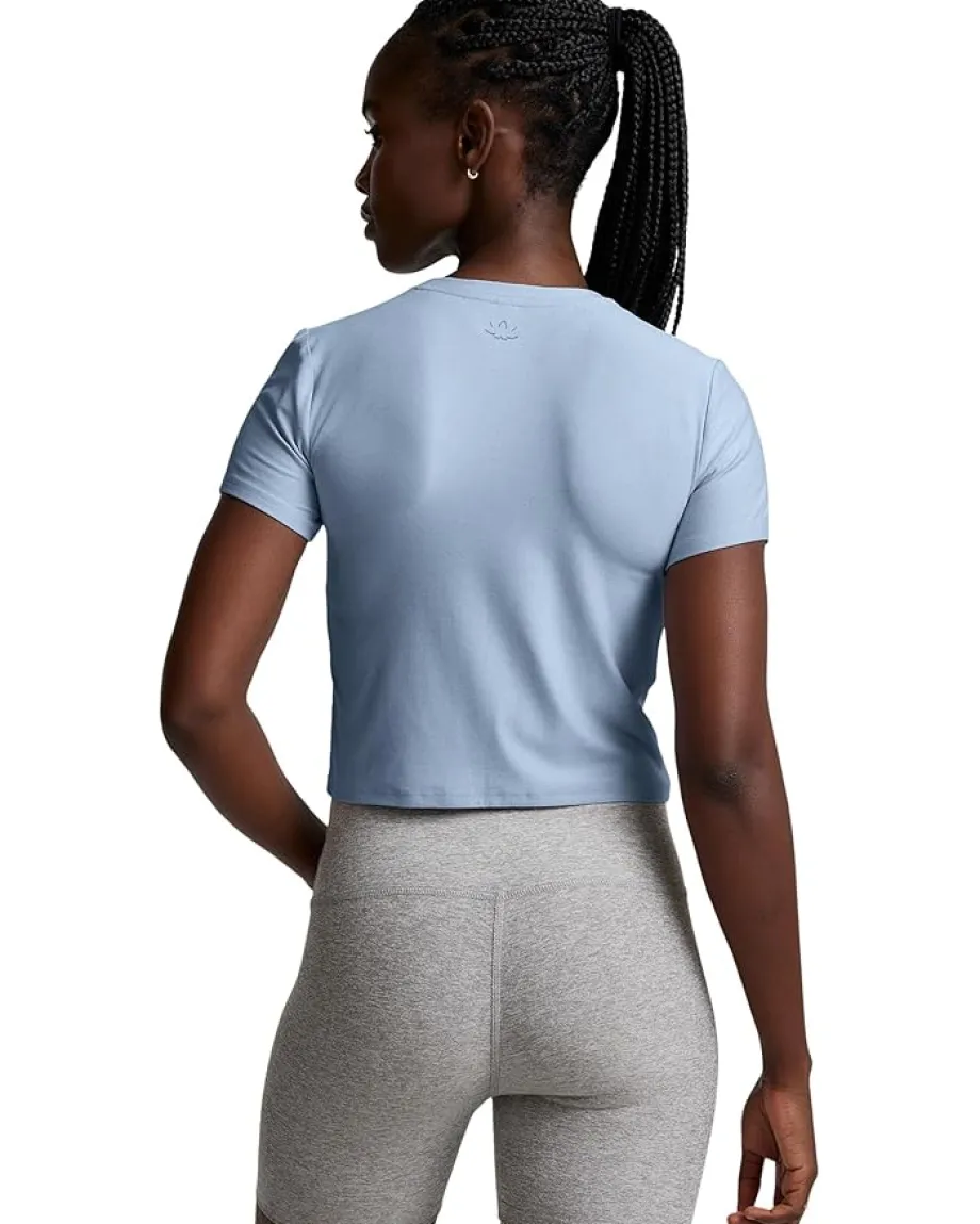 Women Beyond Yoga Featherweight Cropped Tee