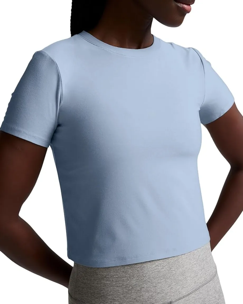 Women Beyond Yoga Featherweight Cropped Tee