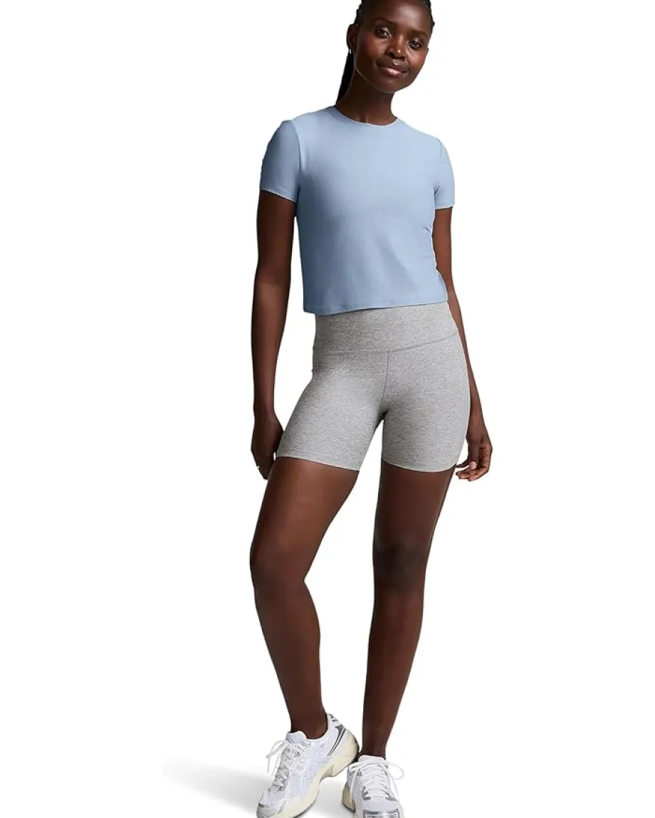 Women Beyond Yoga Featherweight Cropped Tee