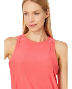 Beyond Yoga Featherweight Rebalance Tank Coral Glow Heather Sale