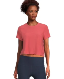 Women Beyond Yoga Featherweight Supreme Cropped Tee
