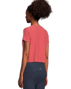 Women Beyond Yoga Featherweight Supreme Cropped Tee