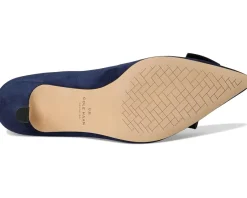 Cole Haan Felicia Bow Pumps Midnight Moon Suede Outlet