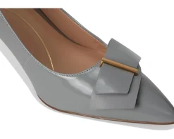 Cole Haan Felicia Bow Pumps Frost Gray Box Leather Best