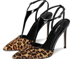 Nine West Fiesta Leopard/Black Patent Multi Outlet