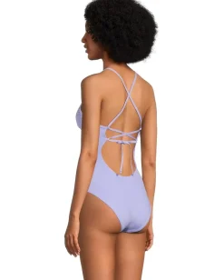 BECCA Fiesta Clare Plunge One Piece Bellflower Clearance