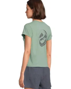 Women Salty Crew Fishin Yang Modern Tee