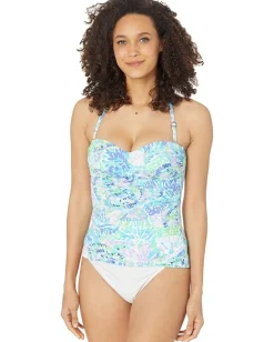 Lilly Pulitzer Flamenco Tankini Top Multi Shell Of A Party New