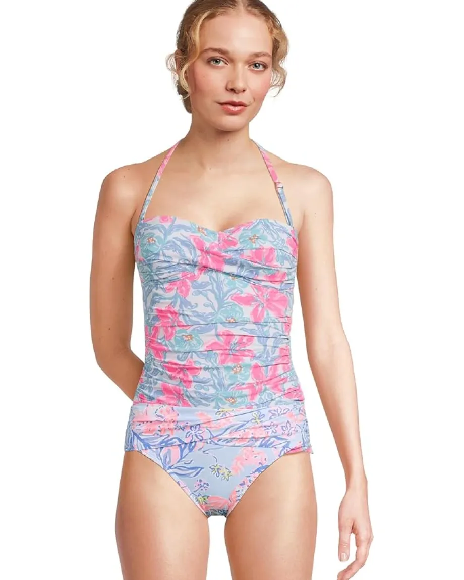 Women Lilly Pulitzer Flamenco Tankini Top