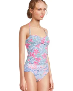 Women Lilly Pulitzer Flamenco Tankini Top