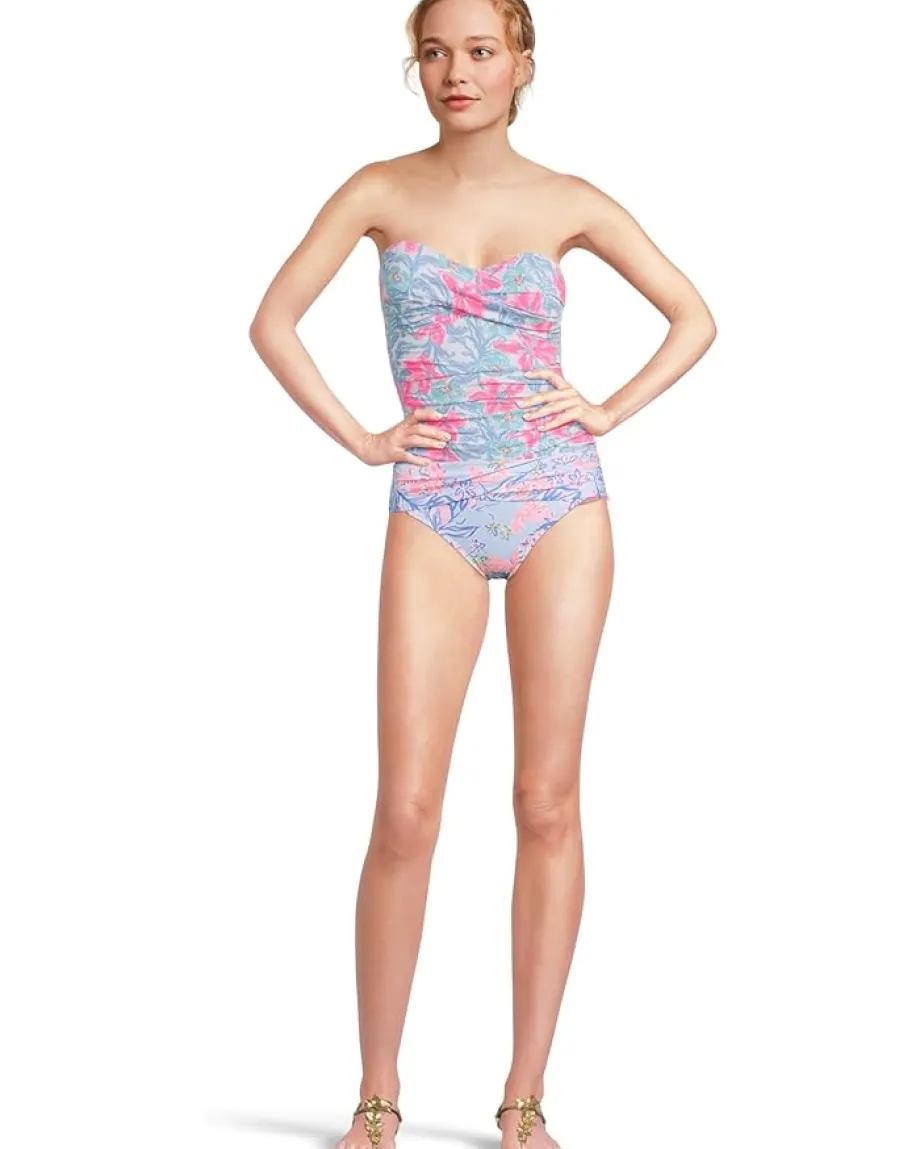 Women Lilly Pulitzer Flamenco Tankini Top