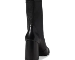 Stuart Weitzman Flareblock 85 Stretch Bootie Black Discount