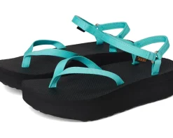 Teva Flatform Sandal Slim Bright Teal/Black Hot