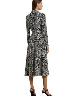 Women Lauren Ralph Lauren Floral Crepe Midi Dress