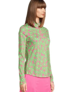 Women Callaway Floral Printed Sun Protection Shirt