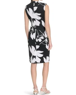 Women Calvin Klein Floral Scuba Sheath