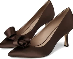 Cole Haan Florette Pumps Dark Chocolate Satin Discount
