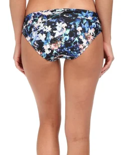 Women Badgley Mischka Floriana Shirred Cross Over Brief