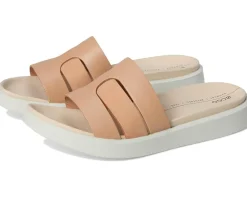 ECCO Flowt Oasis Slide Sandal Biscuit/Biscuit Nubuck Hot