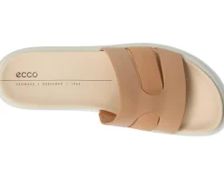 ECCO Flowt Oasis Slide Sandal Biscuit/Biscuit Nubuck Hot