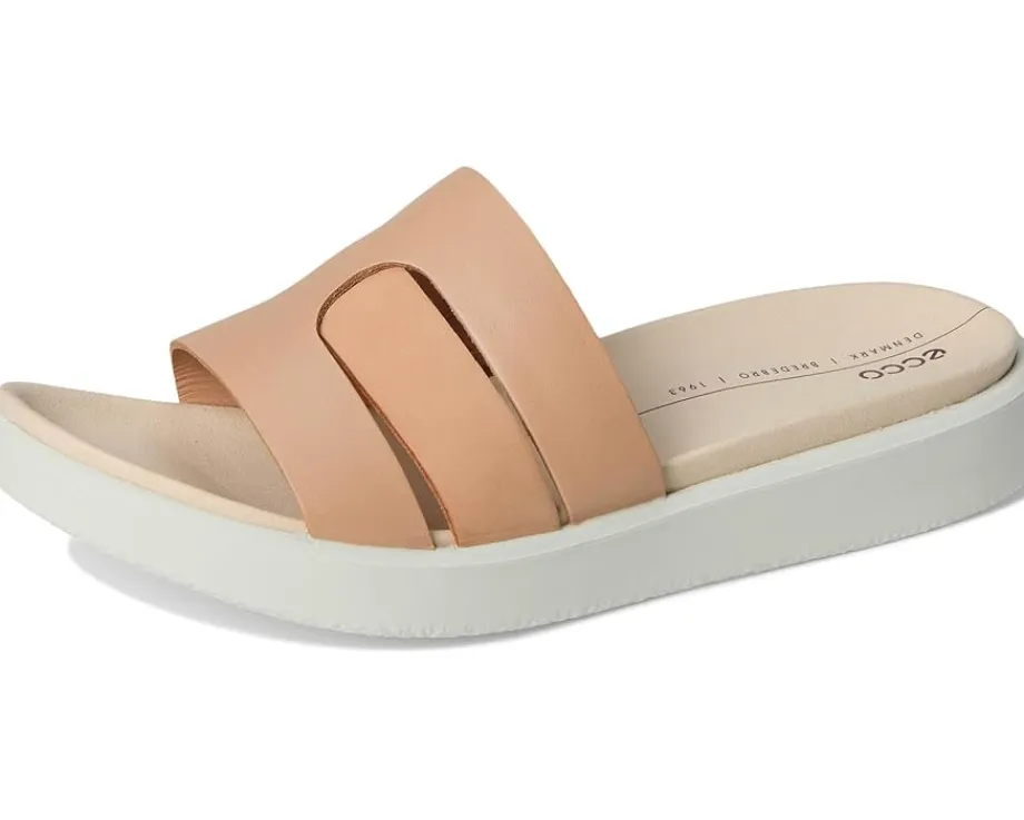 ECCO Flowt Oasis Slide Sandal Biscuit/Biscuit Nubuck Hot