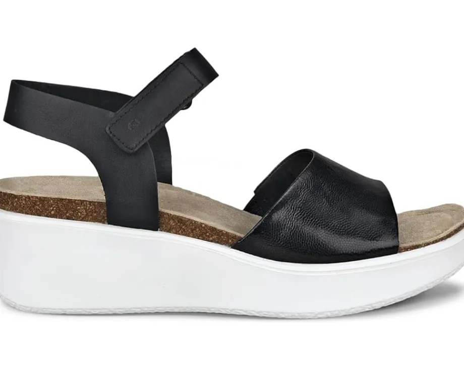 Women ECCO Flowt Wedge Cork Sandal