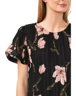 Women CeCe Flowy Pleated Blouse