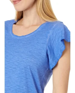 Women NIC+ZOE Flutter Short Sleeve Tee