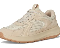 Women FitFlop F-Mode Flow Suede/Mesh/Leather Flatform Sneakers