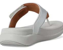 Women FitFlop F-Mode Go Adjustable Flatform Toe-Post Sandals