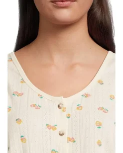 Women Toad&Co Foothill Pointelle Button Tank