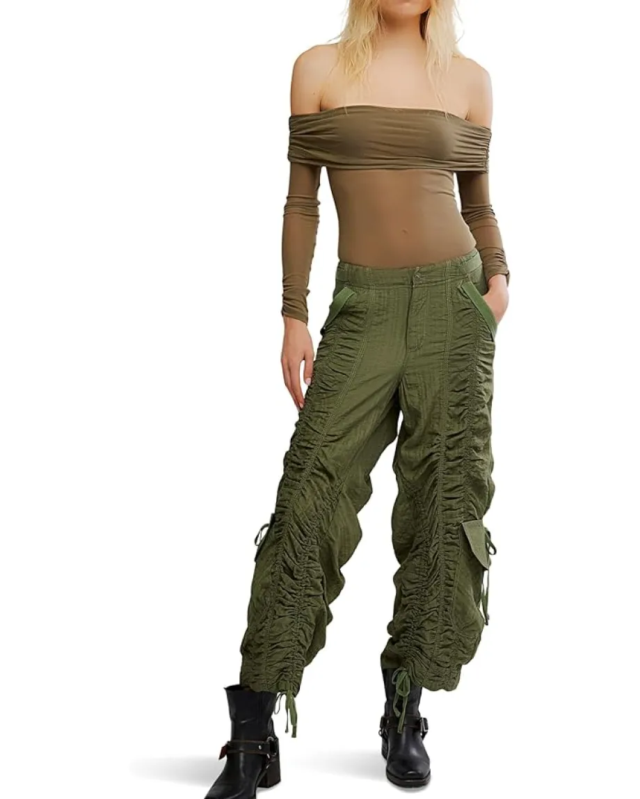 Free People Forget Me Not Bodysuit Olive Clearance