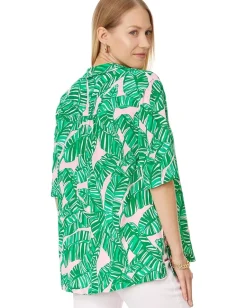Lilly Pulitzer Franki Shirt Coverup Conch Shell Pink Lets Go Bananas Online