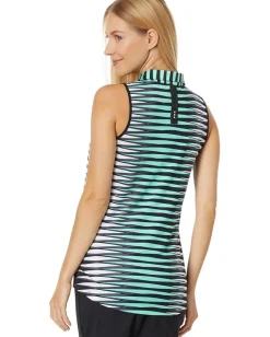 Jamie Sadock Frequency Print Sleeveless Top Spring Online