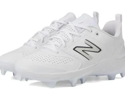New Balance Fresh Foam Velo v3 Molded Softball Cleats White/White Clearance