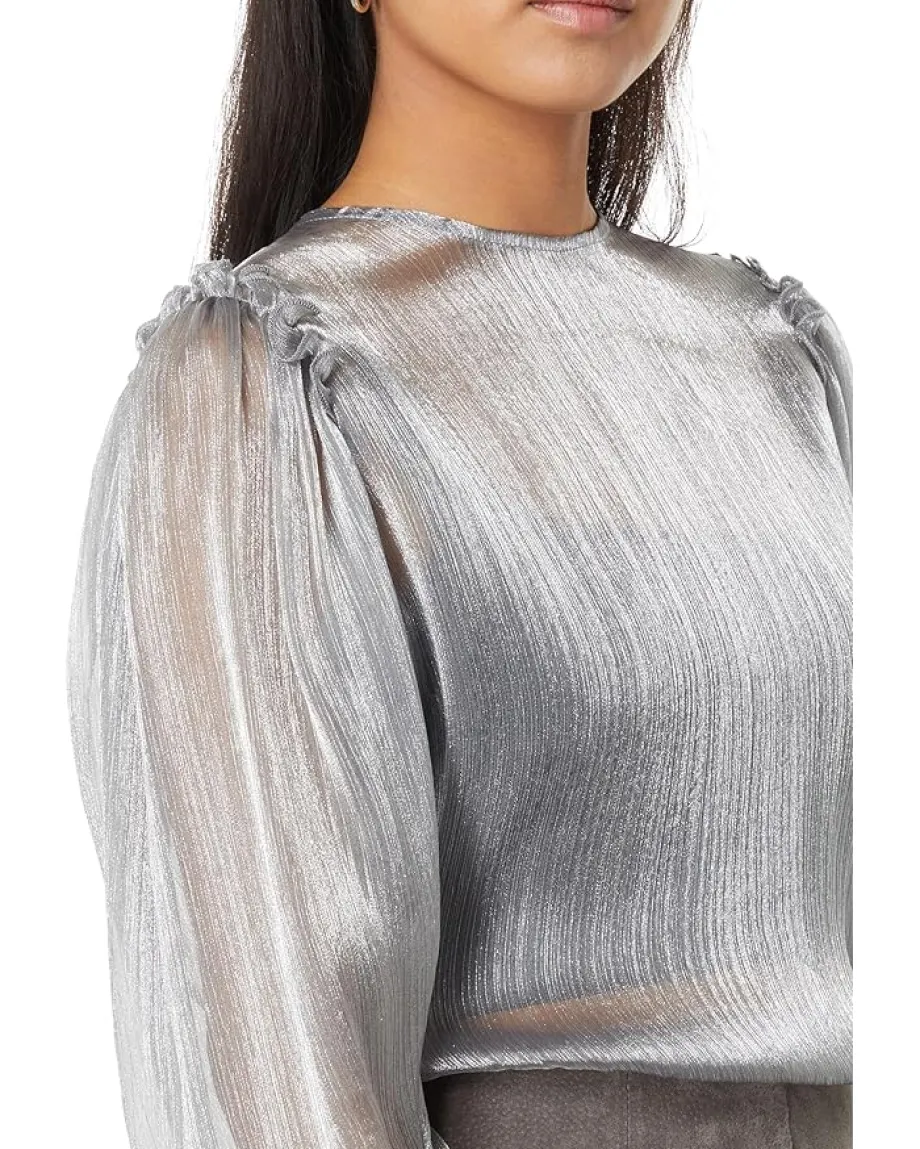 Free People Freya Frost Top Silver Online