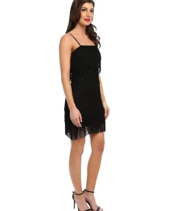 Women Unique Vintage Fringe Flapper Dress